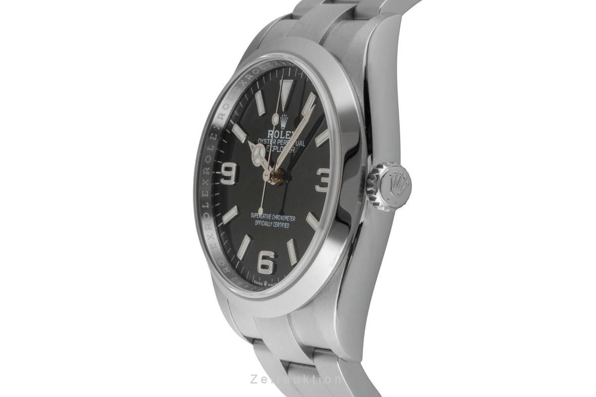 Rolex Explorer steel automatic men's watch 124270  [2605986]
