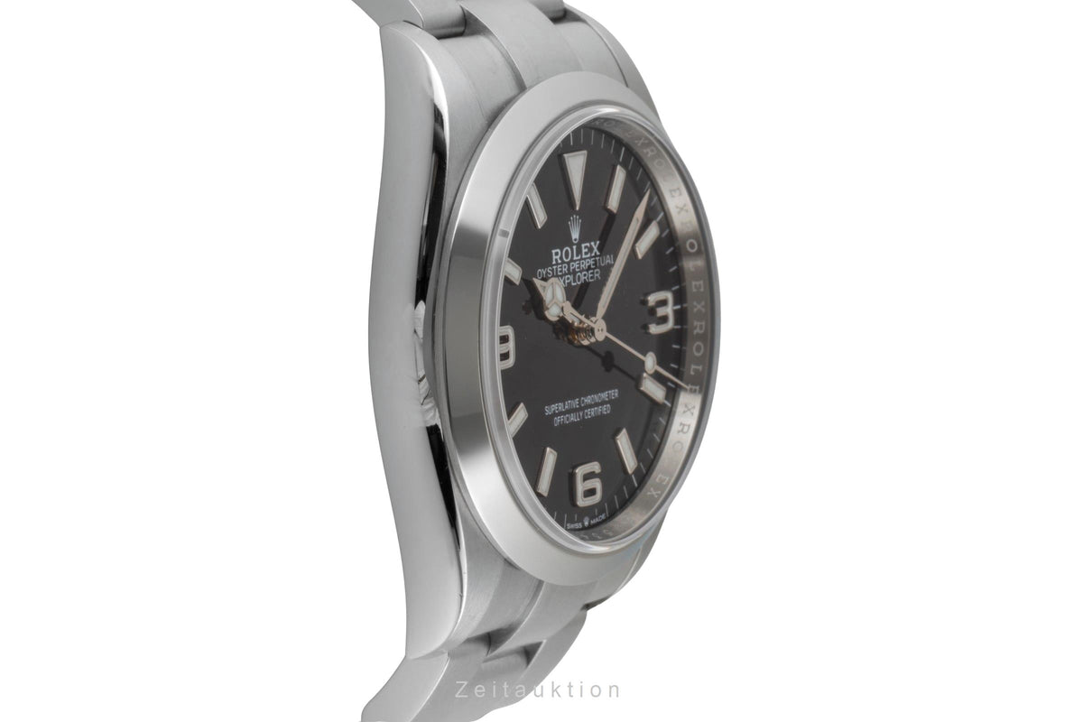 Rolex Explorer steel automatic men's watch 124270  [2605986]