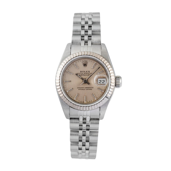 Rolex Lady Datejust steel / white gold automatic women's watch 69174  [2605987]