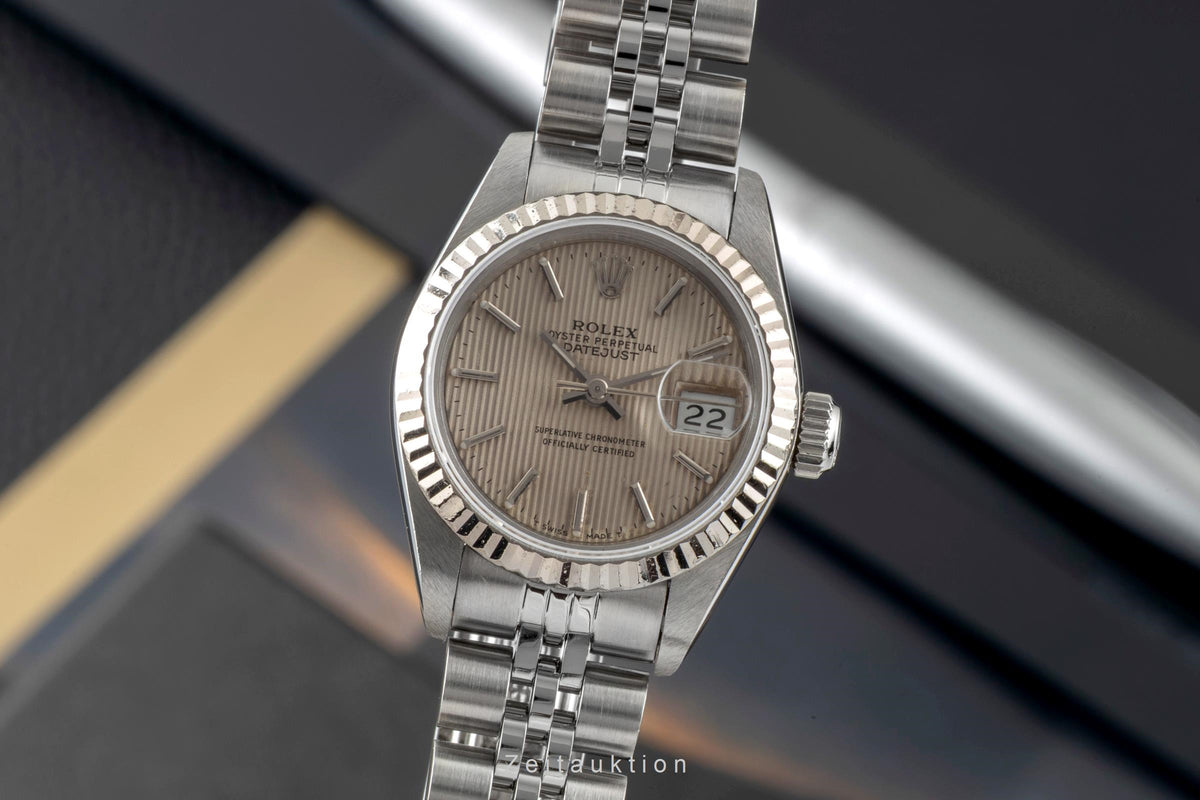 Rolex Lady Datejust steel / white gold automatic women's watch 69174  [2605987]