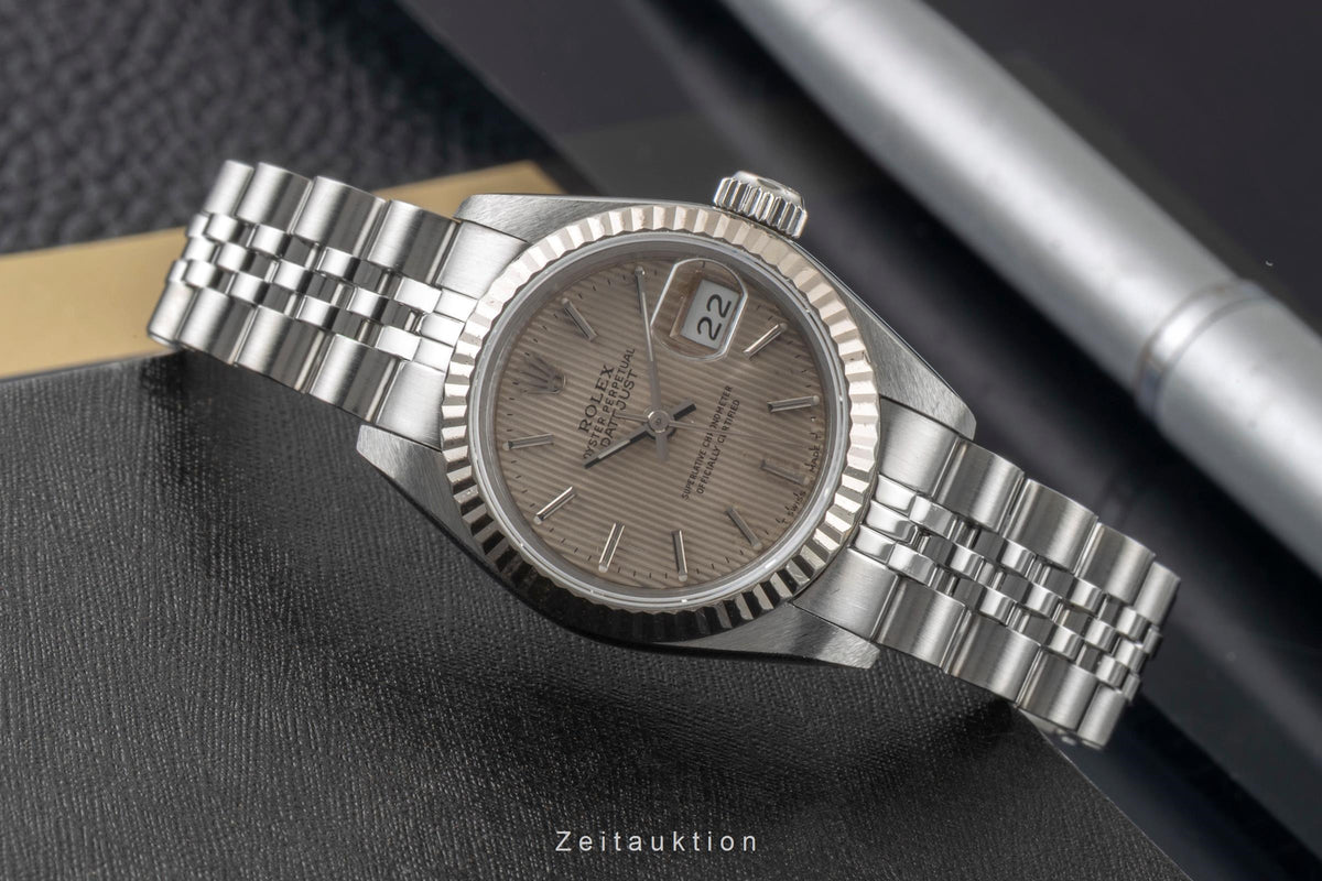 Rolex Lady Datejust steel / white gold automatic women's watch 69174  [2605987]