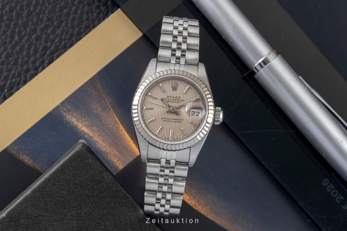 Rolex Lady Datejust steel / white gold automatic women's watch 69174  [2605987]