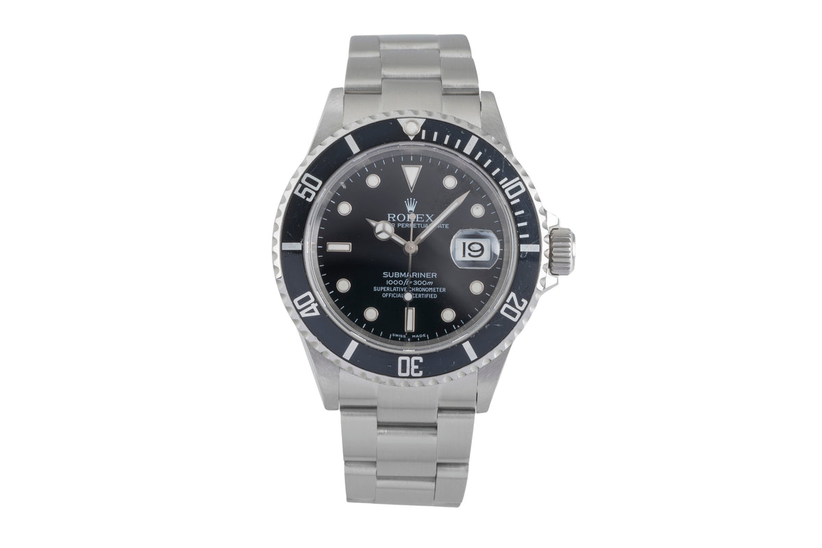 Rolex Submariner steel automatic men's watch 16610T  [2605988]