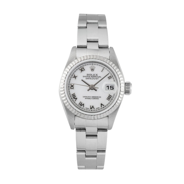 Rolex Lady Datejust acciaio / oro bianco automatismo orologio da donna 79174  [2605989]
