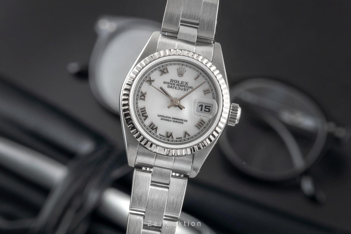 Rolex Lady Datejust acciaio / oro bianco automatismo orologio da donna 79174  [2605989]