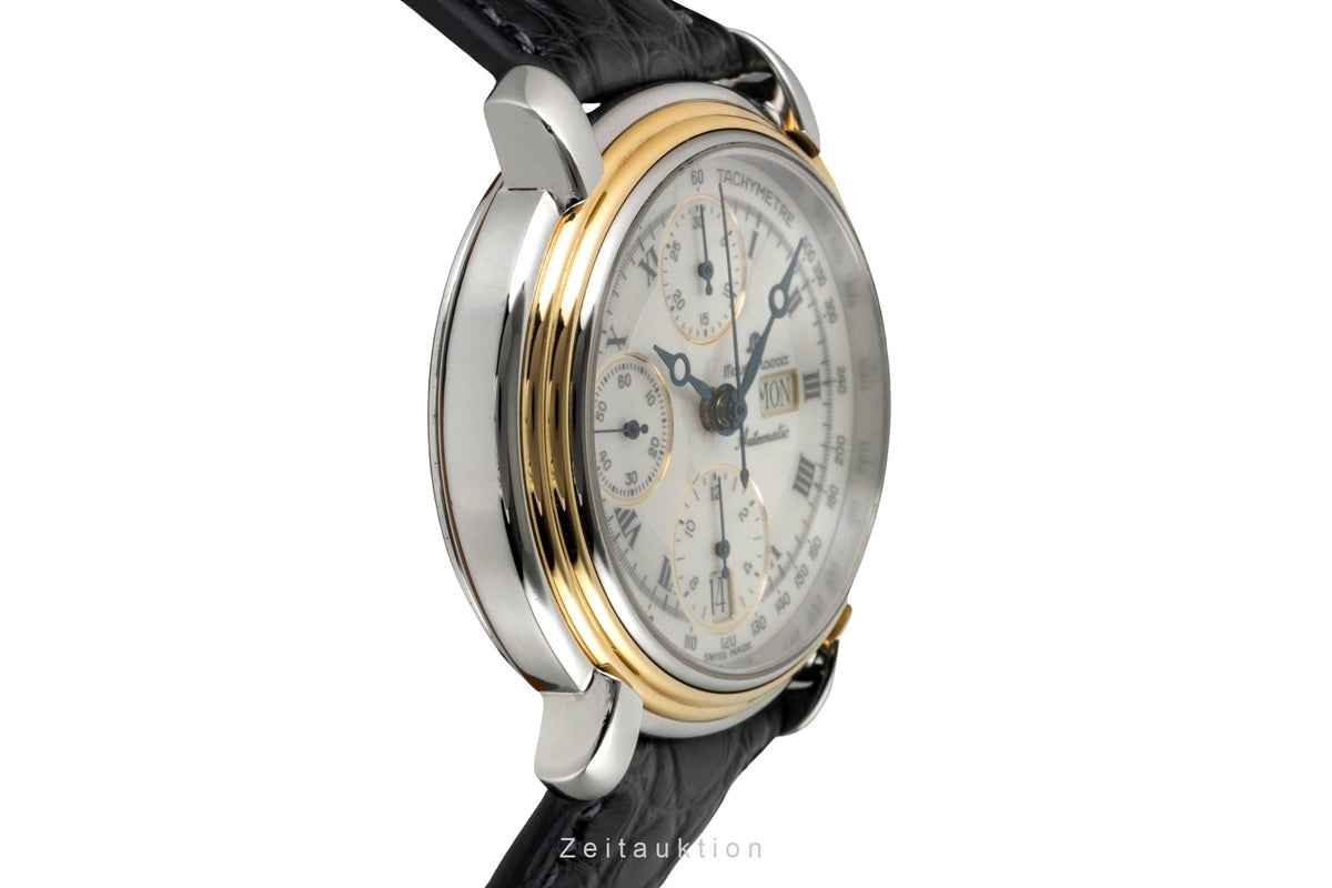 Maurice Lacroix Masterpiece cronografo acciaio / oro automatismo orologio da uomo 67413  [2605991]