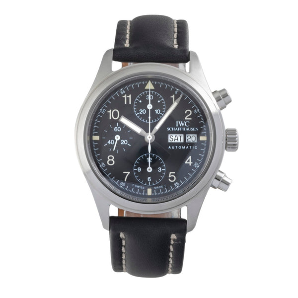 IWC Fliegerchronograph chronograph steel automatic men's watch IW370603  [2605993]