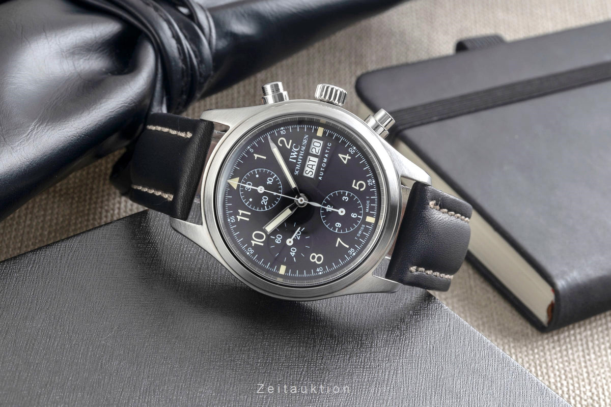 IWC Fliegerchronograph chronograph steel automatic men's watch IW370603  [2605993]