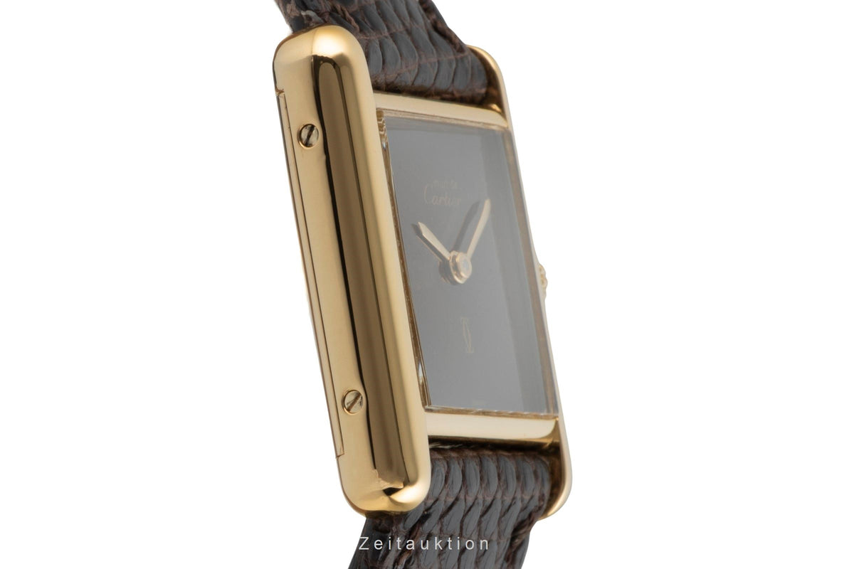 Cartier Tank silver-gilt manual winding unisex Vintage  [2605996]