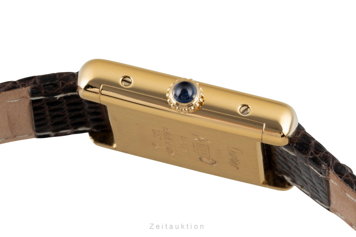 Cartier Tank silver-gilt manual winding unisex Vintage  [2605996]