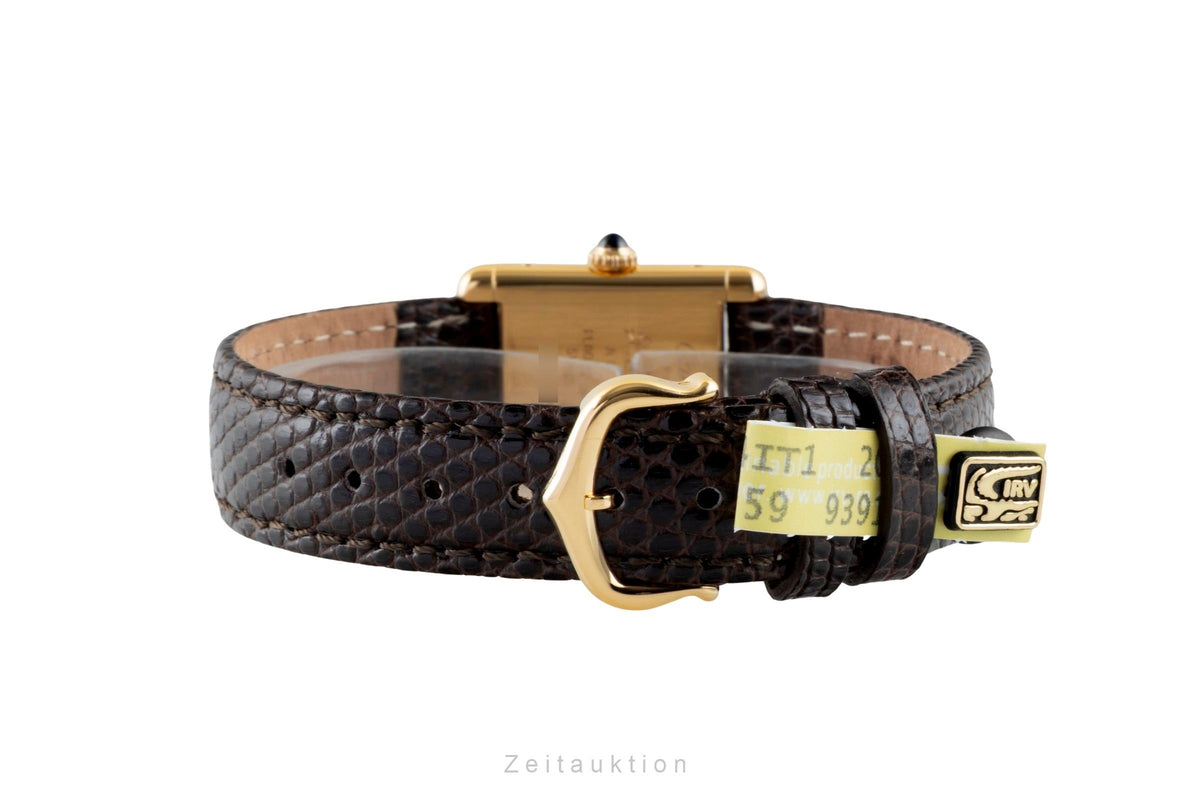 Cartier Tank silver-gilt manual winding unisex Vintage  [2605996]