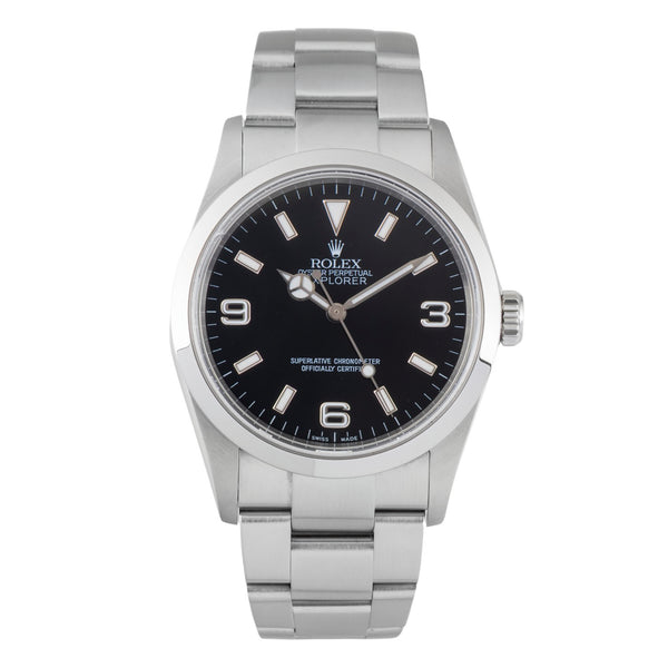 Rolex Explorer steel automatic men's watch 114270  [2606003]