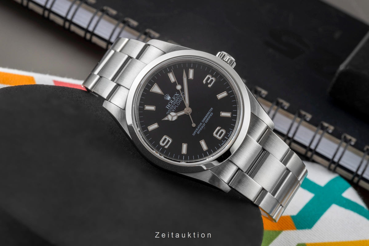 Rolex Explorer steel automatic men's watch 114270  [2606003]