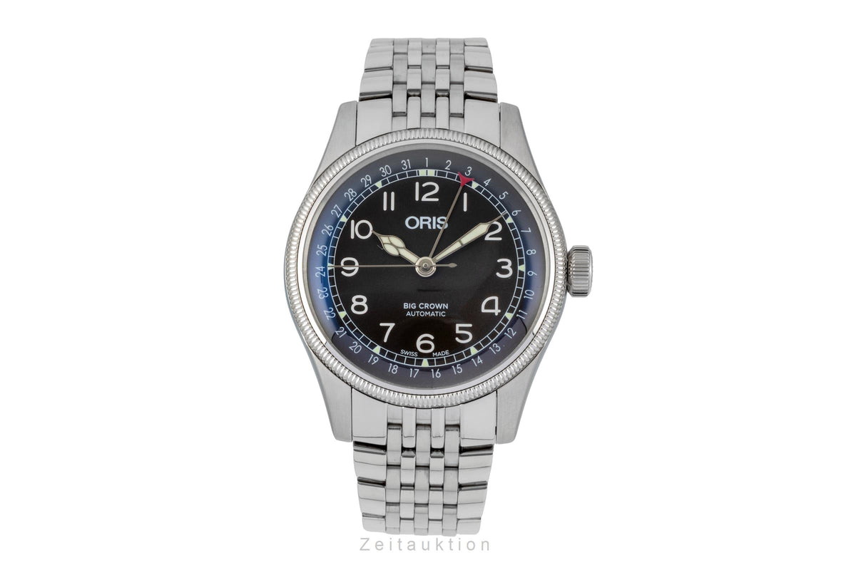 Oris Big Crown Pointer Date Stahl Automatik Ref 01 754 7741 4064-07 8 20 22 B&P  [2606005]