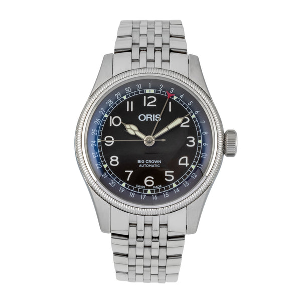 Oris Big Crown Pointer Date Stahl Automatik Ref 01 754 7741 4064-07 8 20 22 B&P  [2606005]