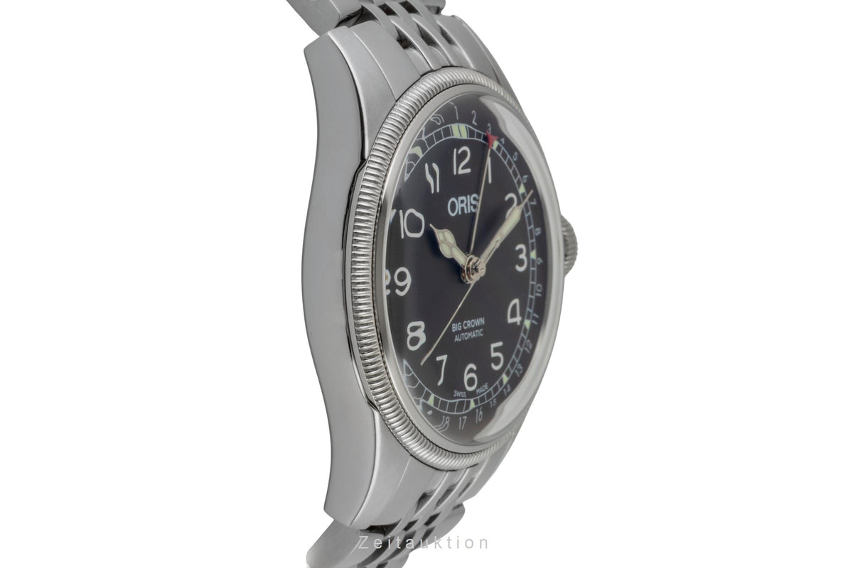 Oris Big Crown Pointer Date Stahl Automatik Ref 01 754 7741 4064-07 8 20 22 B&P  [2606005]
