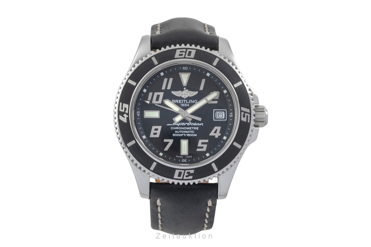 Breitling Superocean 42 Black Dial Edelstahl Automatik Herrenuhr Ref. A17364  [2606009]