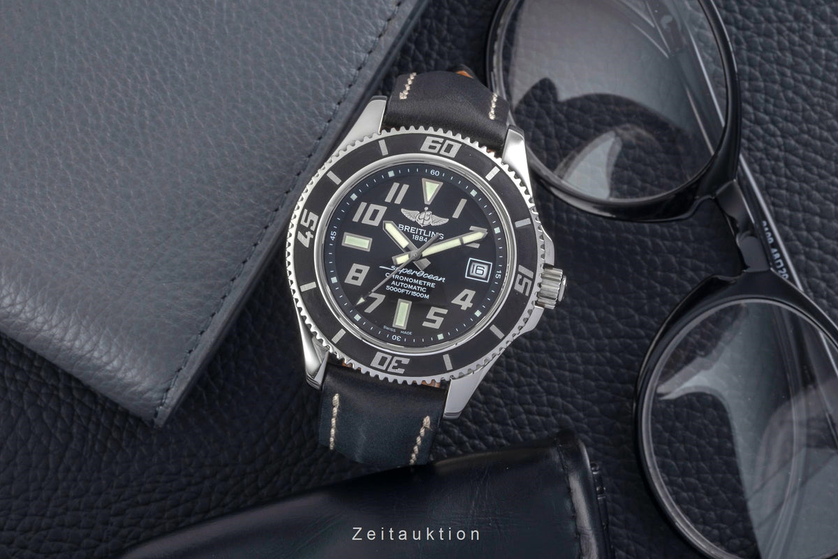 Breitling Superocean 42 Black Dial Edelstahl Automatik Herrenuhr Ref. A17364  [2606009]
