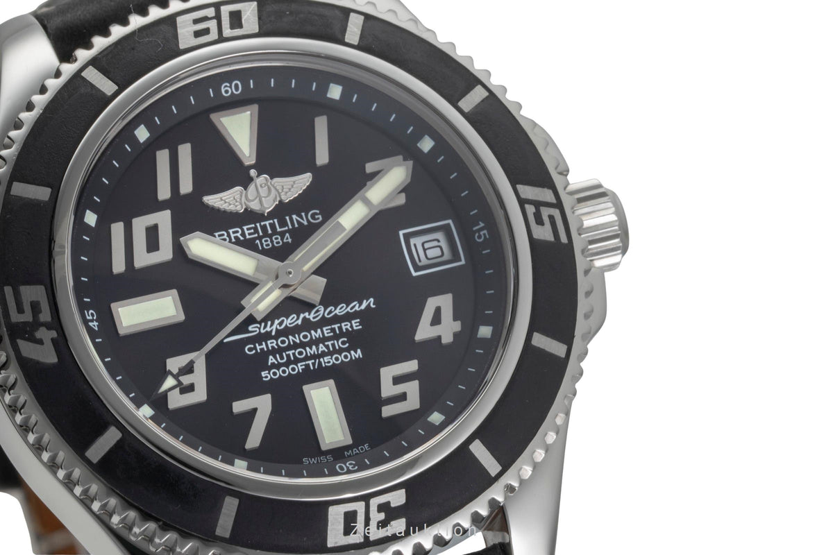 Breitling Superocean 42 Black Dial Edelstahl Automatik Herrenuhr Ref. A17364  [2606009]