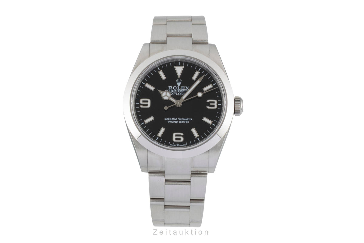 Rolex Explorer steel automatic men's watch 224270  [2606010]