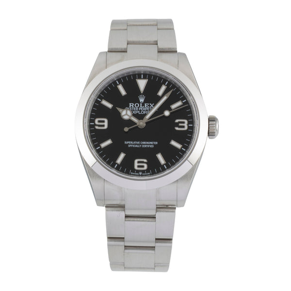 Rolex Explorer steel automatic men's watch 224270  [2606010]