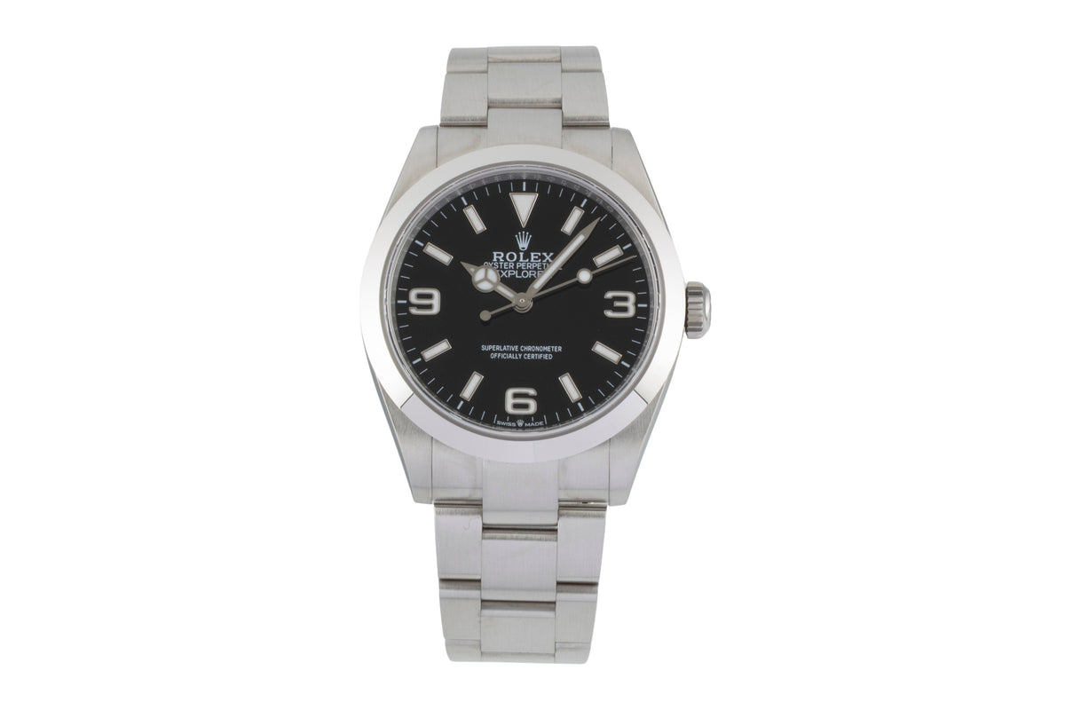Rolex Explorer steel automatic men's watch 224270  [2606010]