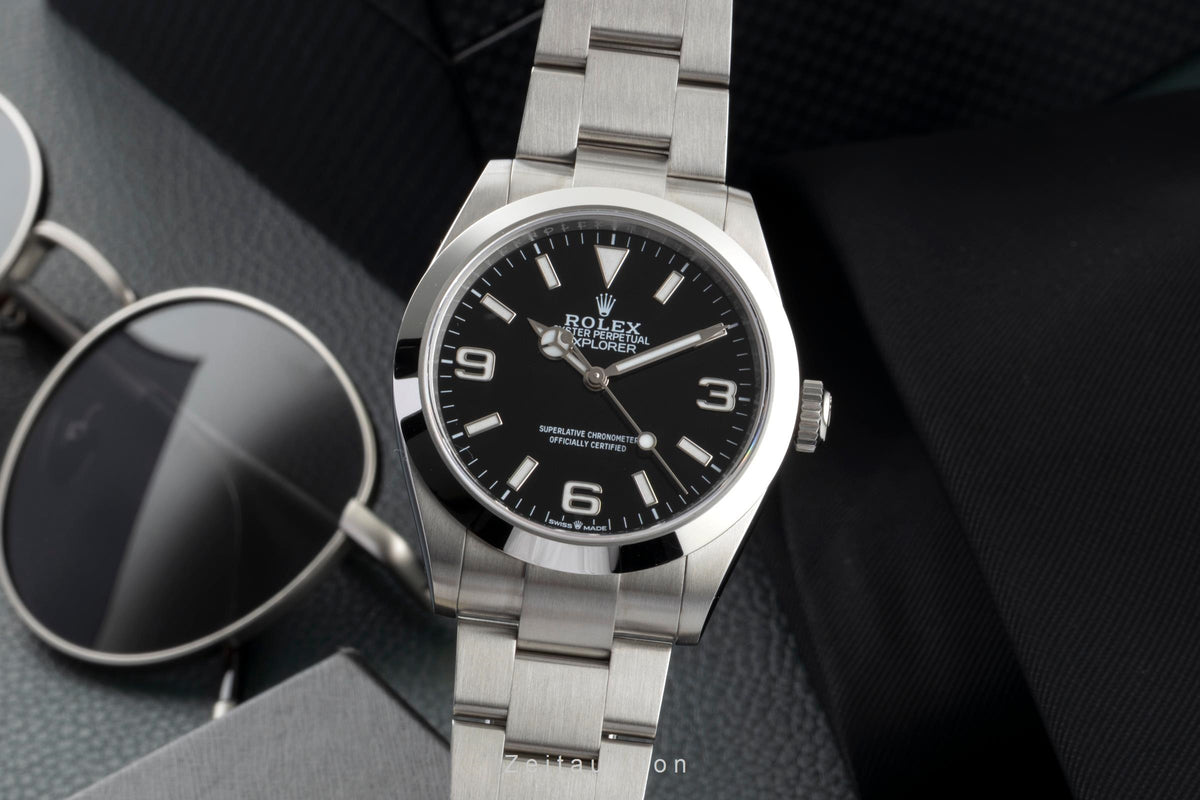 Rolex Explorer steel automatic men's watch 224270  [2606010]