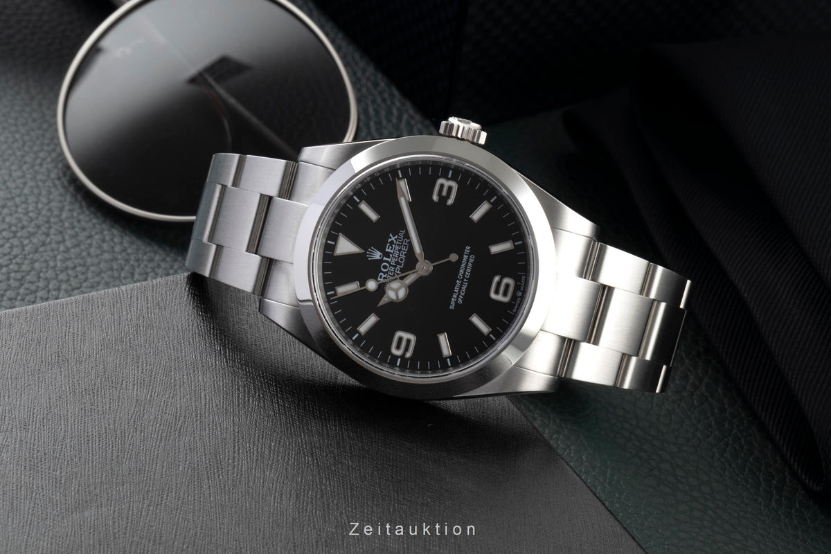 Rolex Explorer steel automatic men's watch 224270  [2606010]