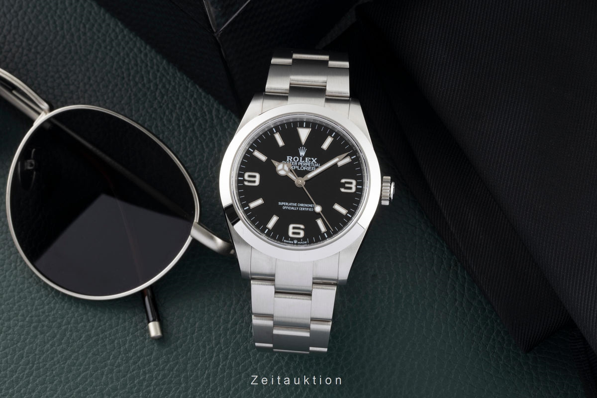 Rolex Explorer steel automatic men's watch 224270  [2606010]