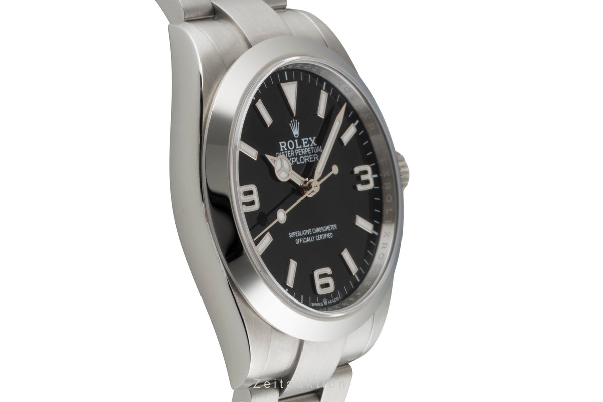 Rolex Explorer steel automatic men's watch 224270  [2606010]