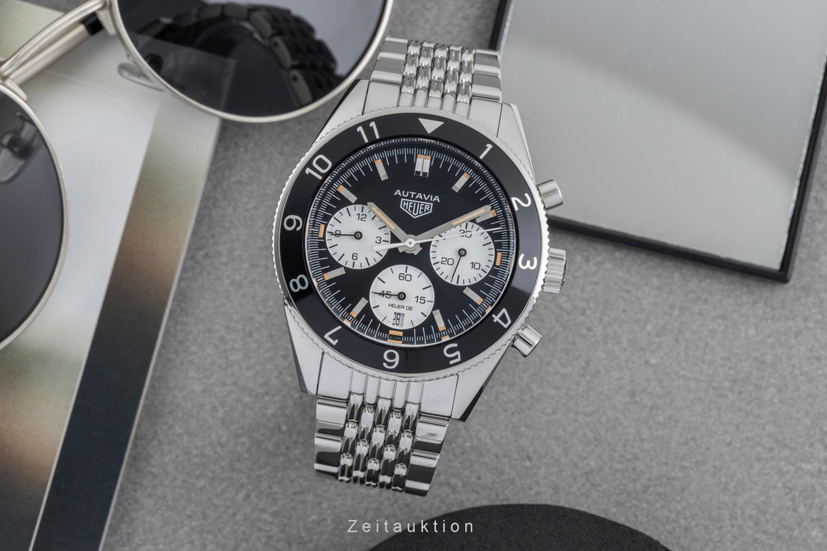 Tag Heuer Autavia Heritage Chronograph Automatik CBE2110.BA0687 B&P 2021 [2606011]