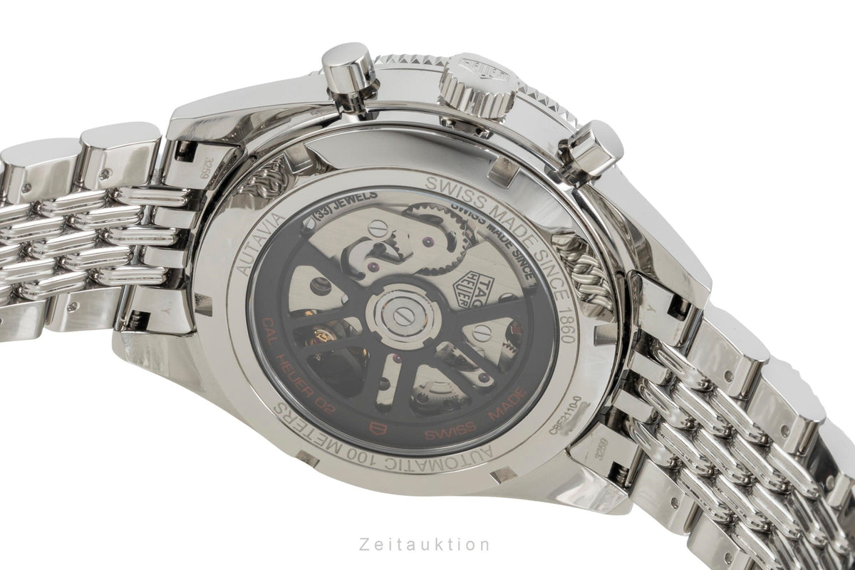 Tag Heuer Autavia Heritage Chronograph Automatik CBE2110.BA0687 B&P 2021 [2606011]