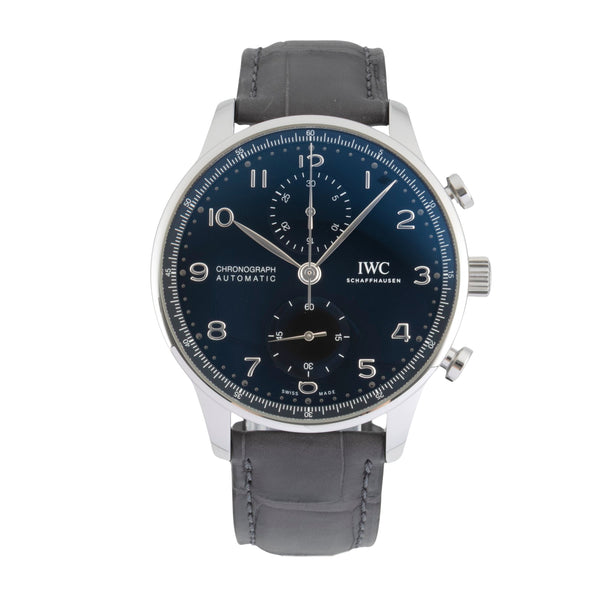 IWC Portugieser cronografo acciaio automatismo orologio da uomo IW371609  [2606018]