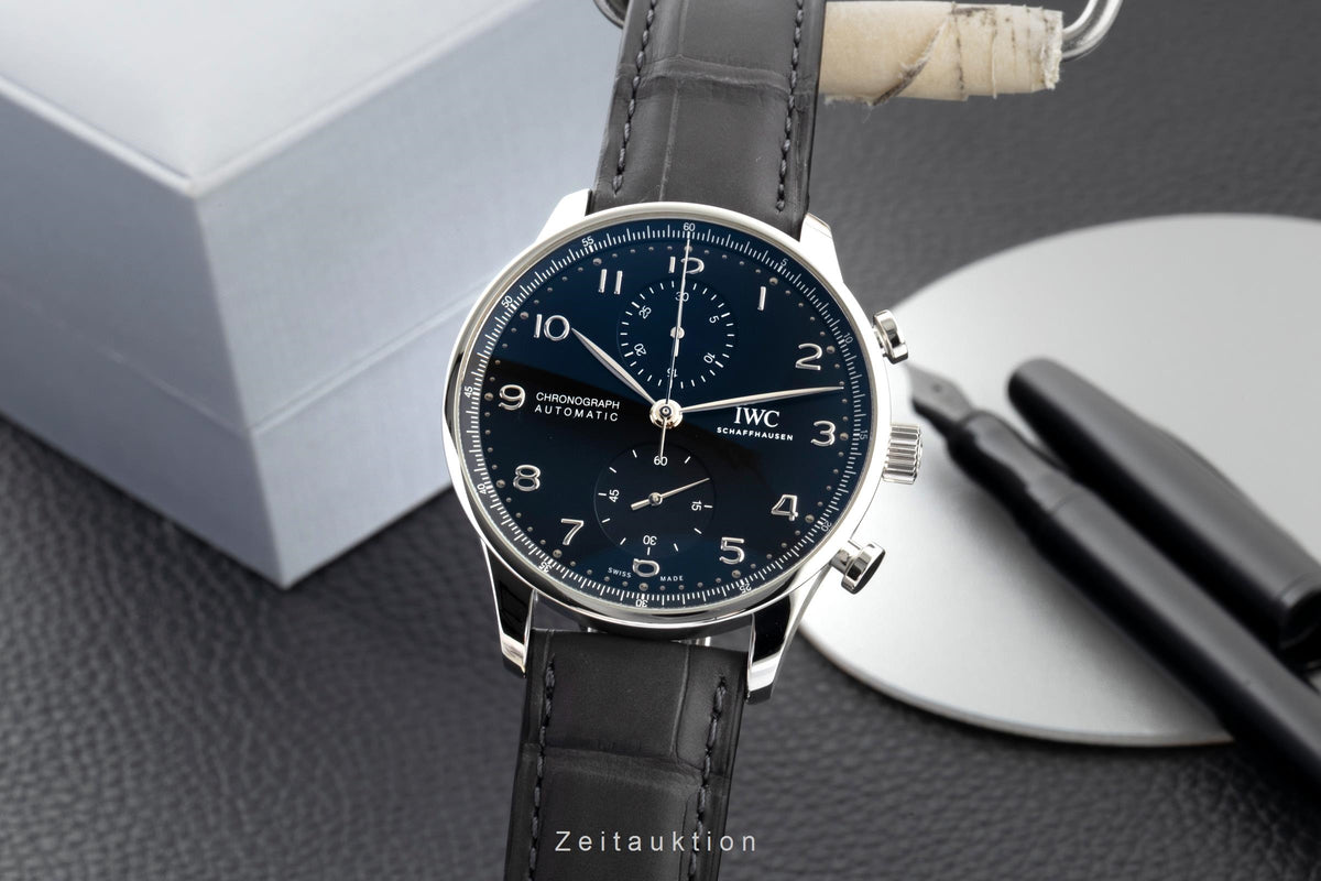 IWC Portugieser cronografo acciaio automatismo orologio da uomo IW371609  [2606018]