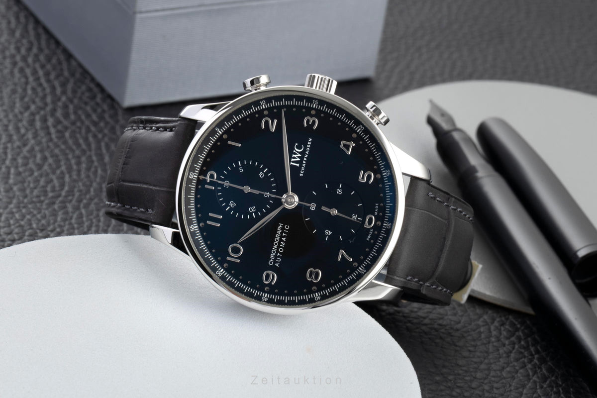 IWC Portugieser cronografo acciaio automatismo orologio da uomo IW371609  [2606018]