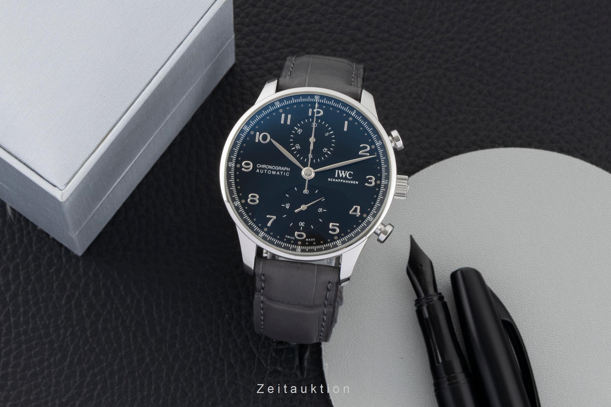 IWC Portugieser cronografo acciaio automatismo orologio da uomo IW371609  [2606018]