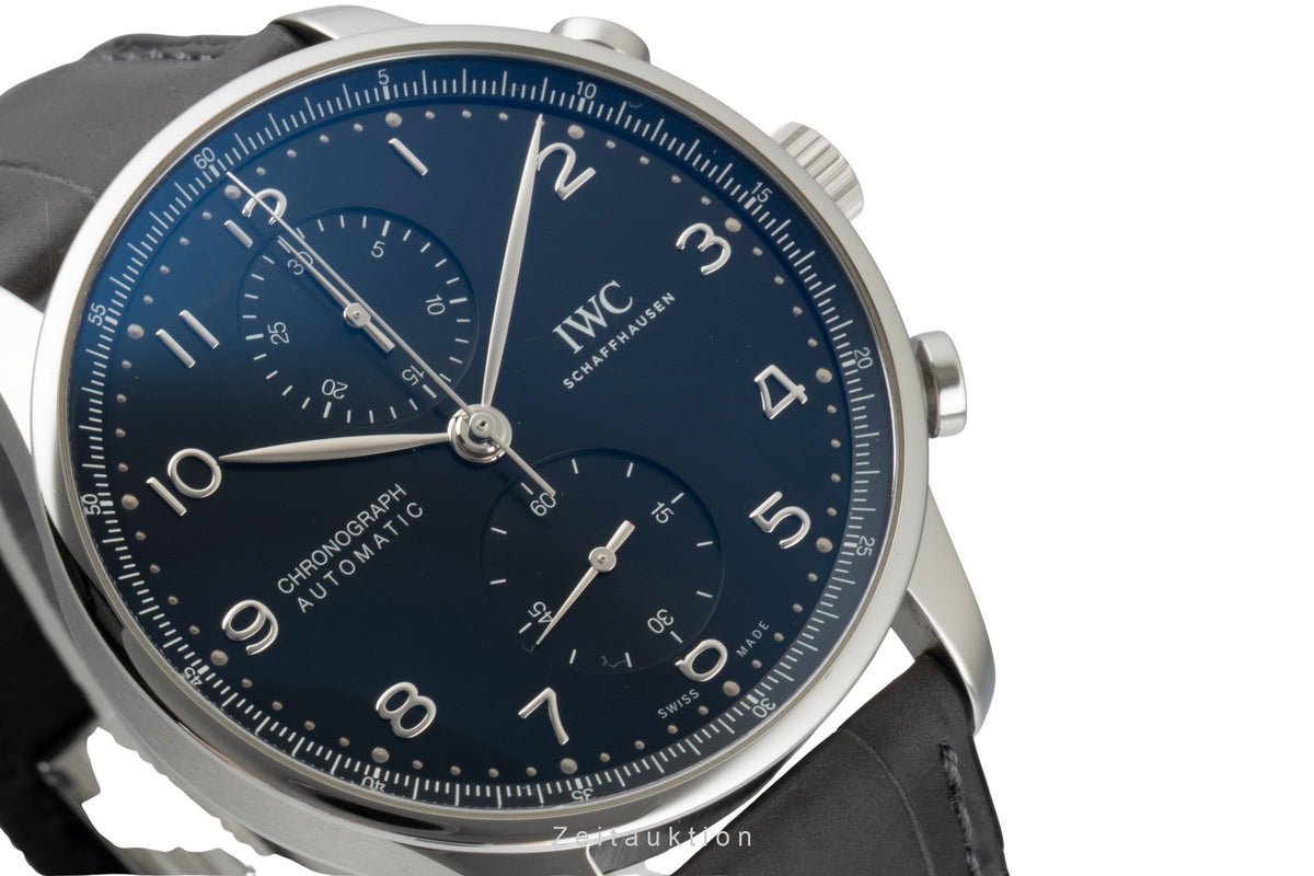 IWC Portugieser cronografo acciaio automatismo orologio da uomo IW371609  [2606018]
