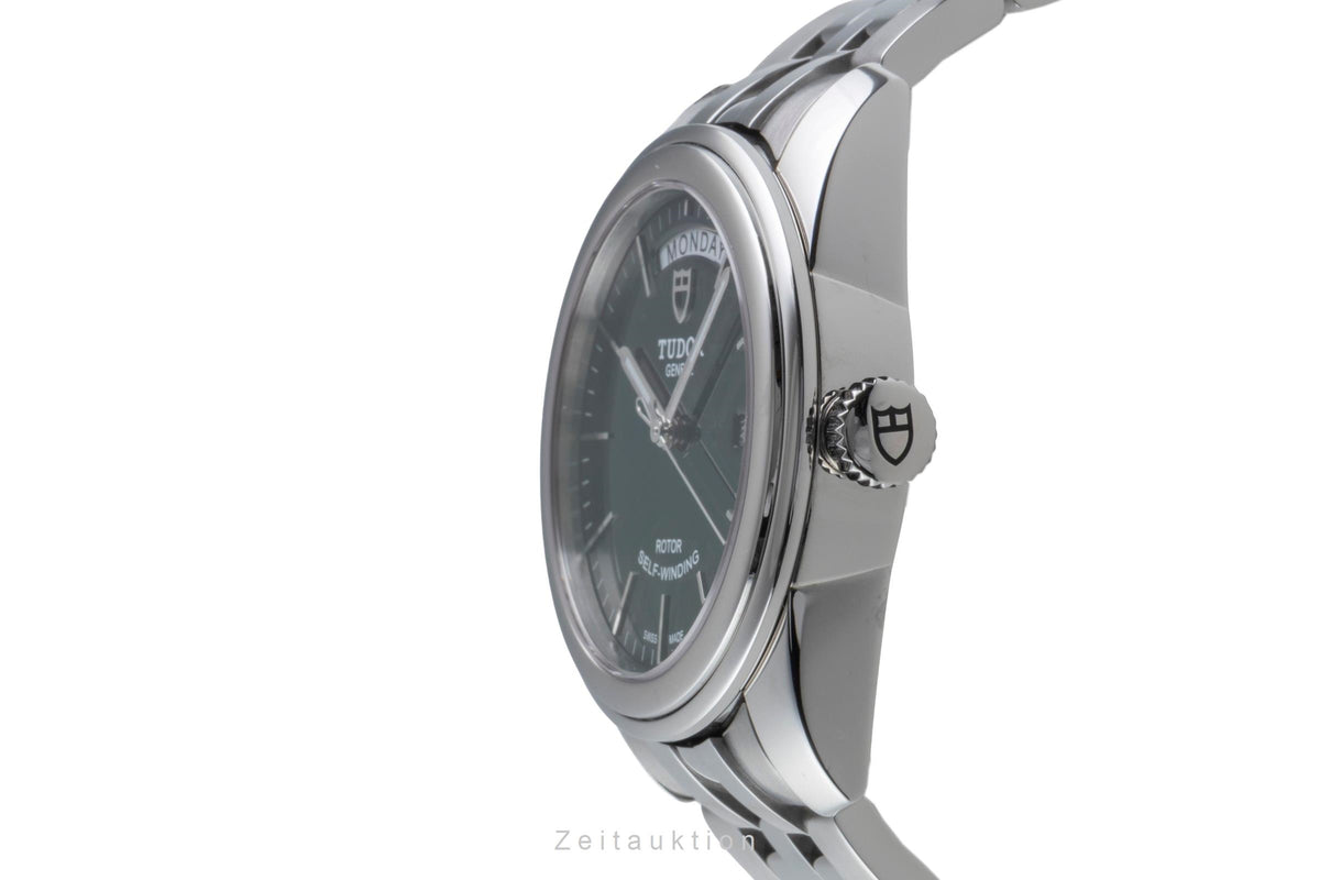 Tudor Glamour Date-Day acero automático reloj para caballeros 56000-0007  [2606019]