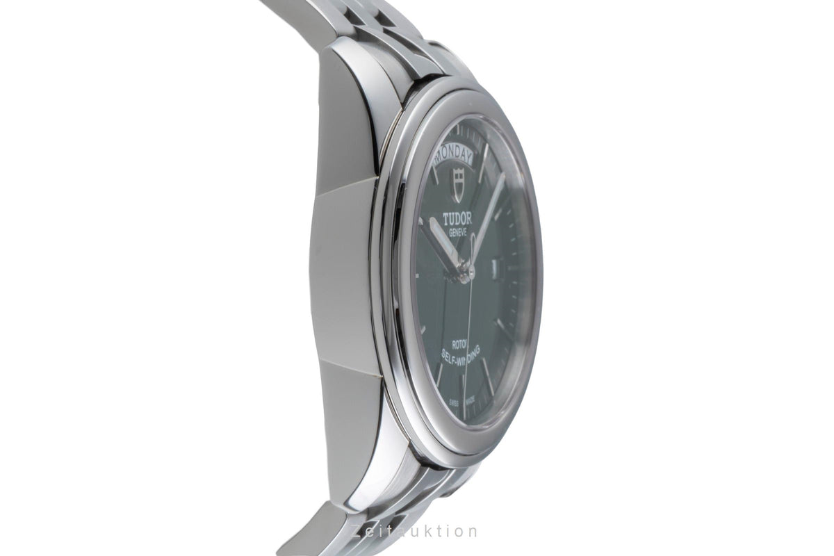 Tudor Glamour Date-Day acero automático reloj para caballeros 56000-0007  [2606019]