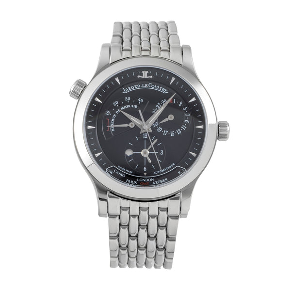 Jaeger LeCoultre Master Geographic steel automatic men's watch Q1428470 LP: 17400EUR  [2606020]