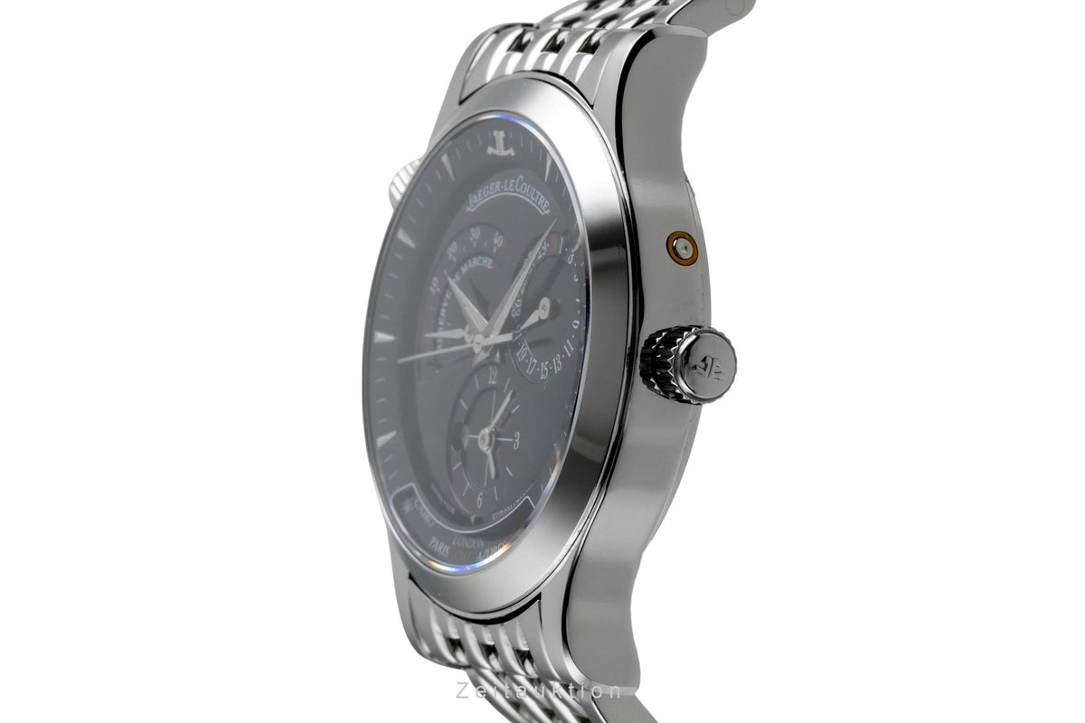 Jaeger LeCoultre Master Geographic steel automatic men's watch Q1428470 LP: 17400EUR  [2606020]
