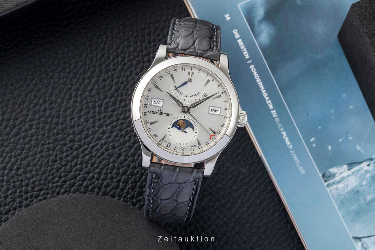 Jaeger LeCoultre Master Calendar steel automatic men's watch Q151812A  [2606021]