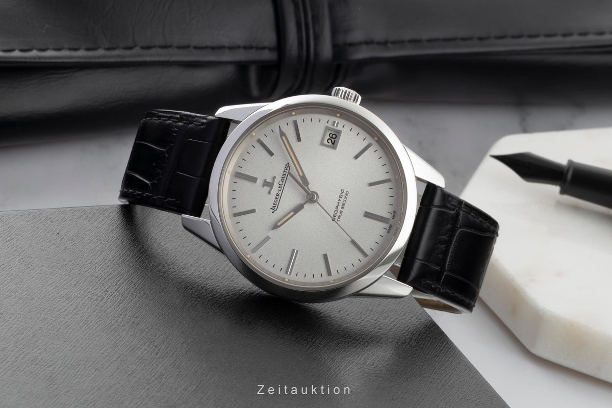 Jaeger LeCoultre Geophysic steel automatic men's watch Q8018420  , 501.8.T0.S  [2606022]