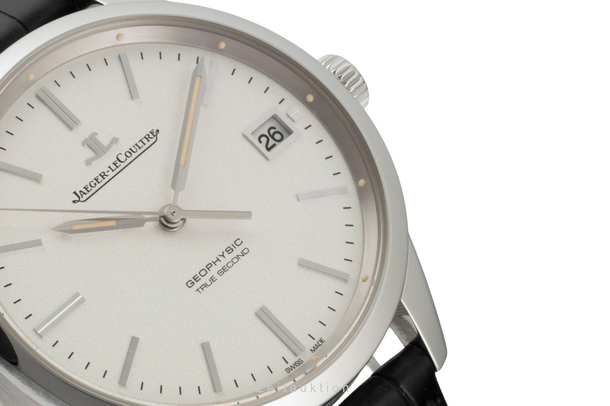 Jaeger LeCoultre Geophysic steel automatic men's watch Q8018420  , 501.8.T0.S  [2606022]