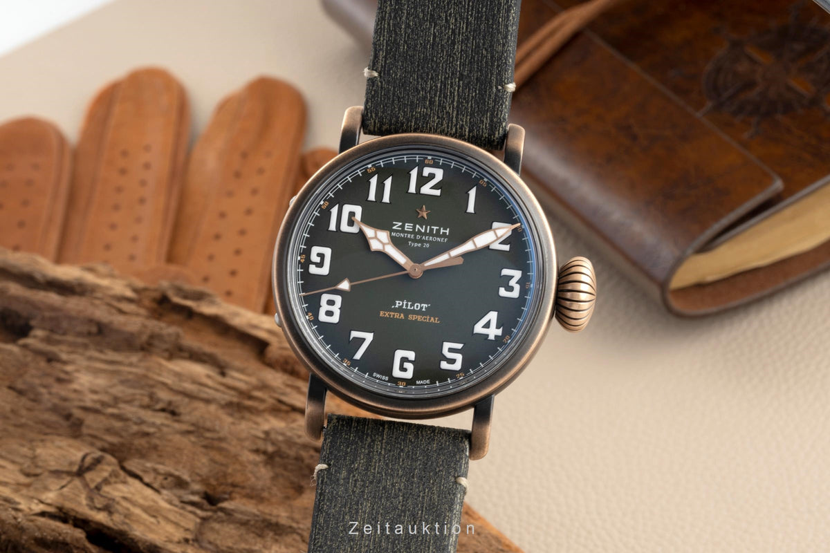Zenith Pilot bronze automatique montre pour hommes 29.2430.679/63.I001 LP: 8000EUR  [2606025]
