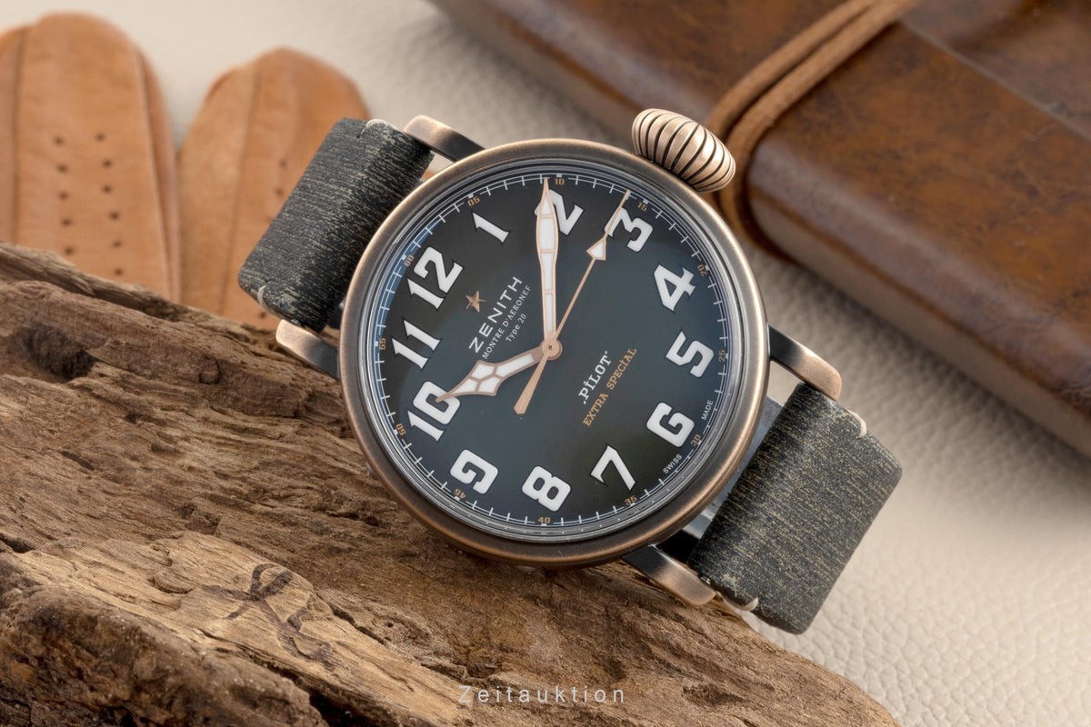 Zenith Pilot bronce automático reloj para caballeros 29.2430.679/63.I001 LP: 8000EUR  [2606025]