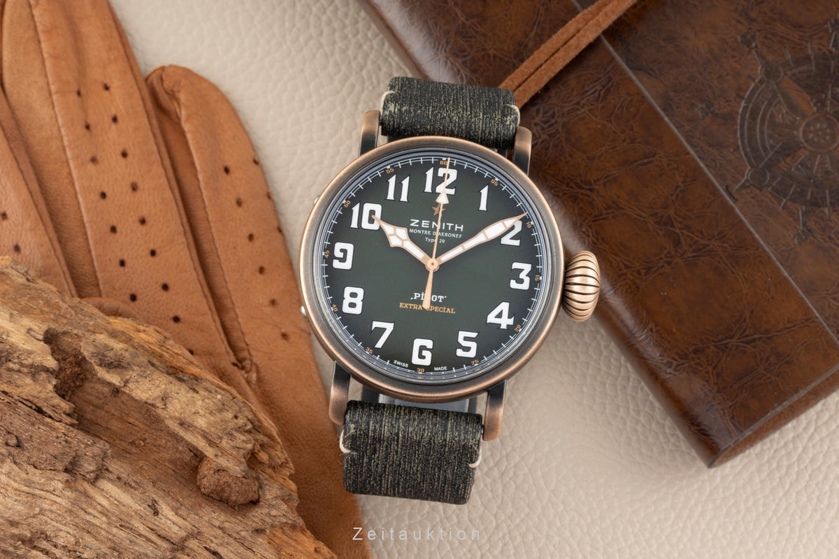 Zenith Pilot bronce automático reloj para caballeros 29.2430.679/63.I001 LP: 8000EUR  [2606025]