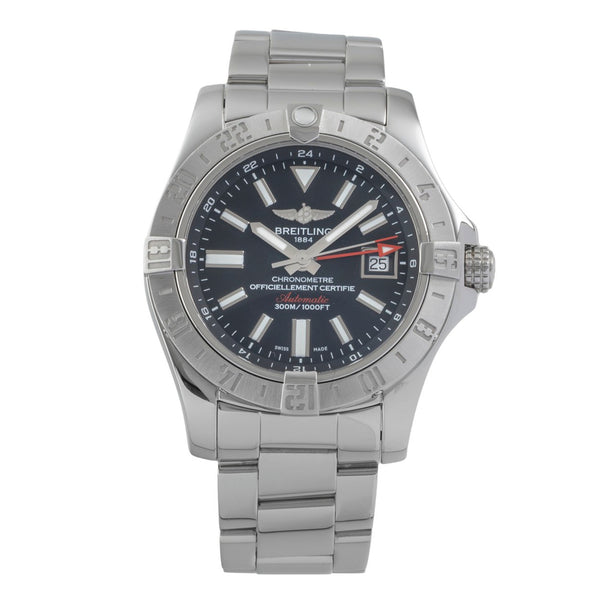 Breitling Avenger II GMT steel automatic men's watch A3239011/BC35  [2606026]