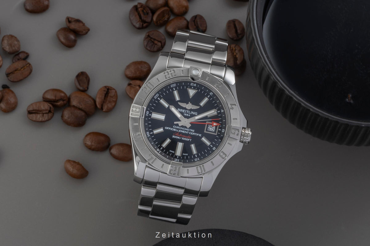 Breitling Avenger II GMT steel automatic men's watch A3239011/BC35  [2606026]