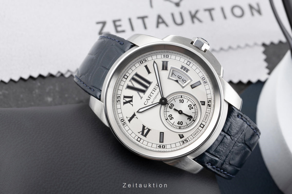 Cartier Calibre de Cartier acero automático reloj para caballeros W7100015, 3389  [2606030]